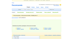 Desktop Screenshot of pracovne-ponuky.sk