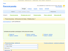 Tablet Screenshot of pracovne-ponuky.sk